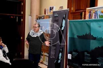 Exposición y charla en Telde sobre Palestina (Foto Antonio Alí)